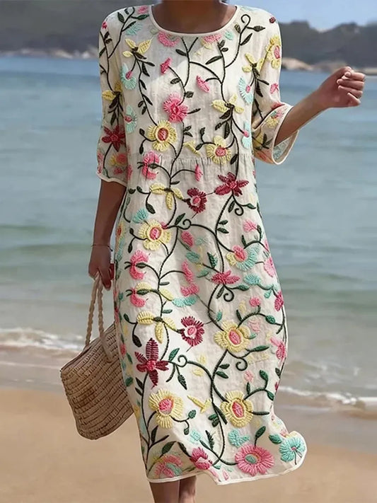 Rebecca | Vestido midi italiano