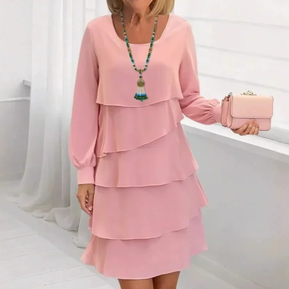 catherine-vestido-largo-de-raso-con-volantes-y-mangas-largas