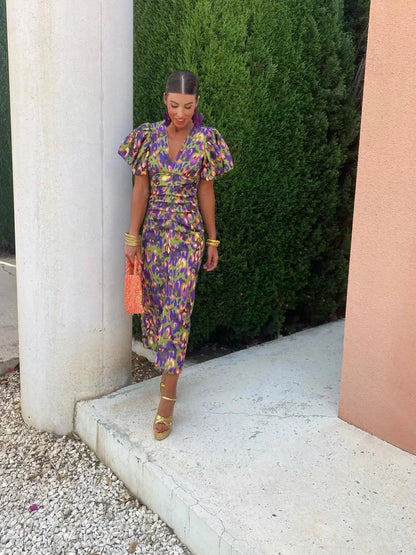 Clarissa | Vestido midi italiano