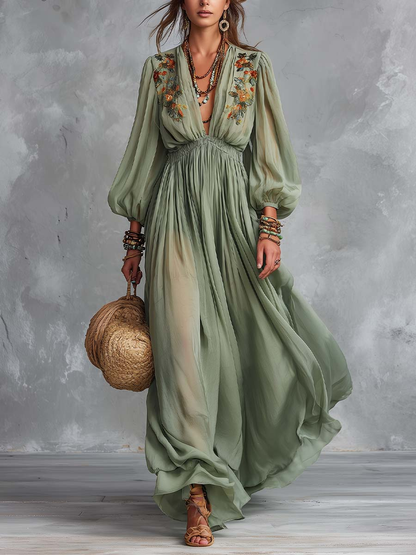 Élodine | Vestido largo italiano