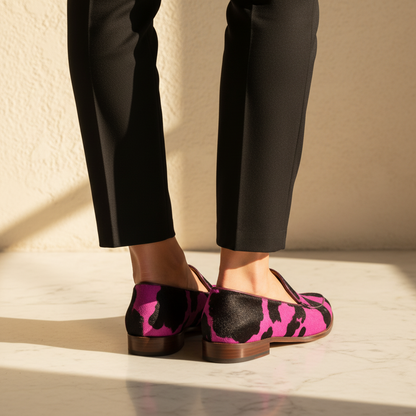 Allegra | Mocasines italianos - Vista de espalda
