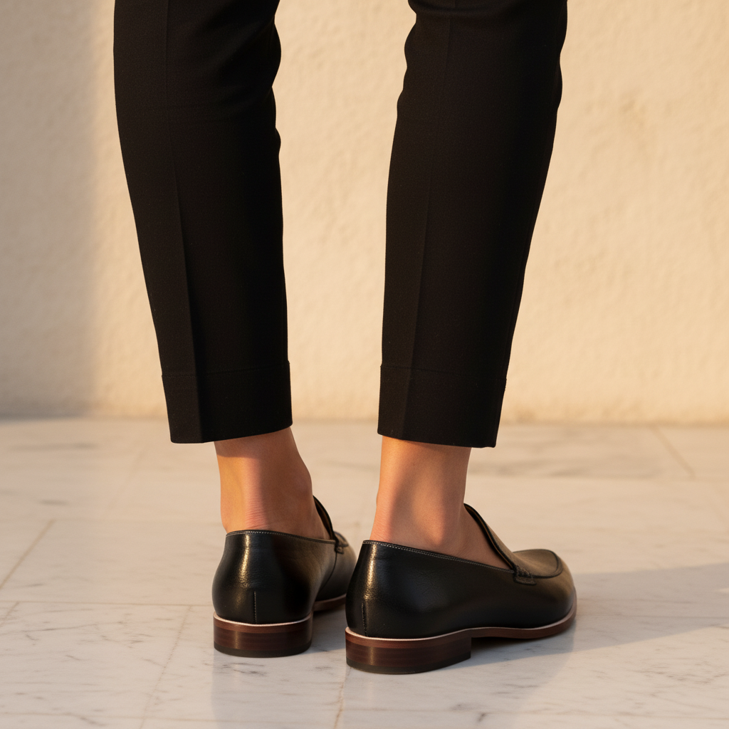 Diana | Mocasines italianos - Vista de espalda