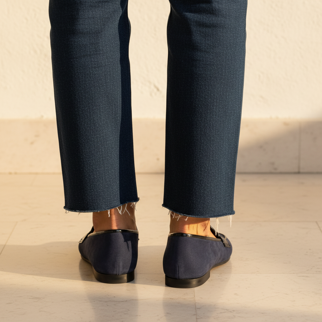 Lucetta | Mocasines italianos - Vista de espalda