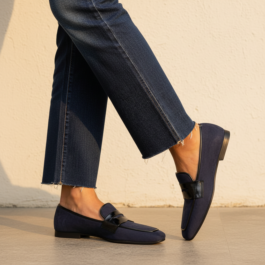 Lucetta | Mocasines italianos - Vista lateral
