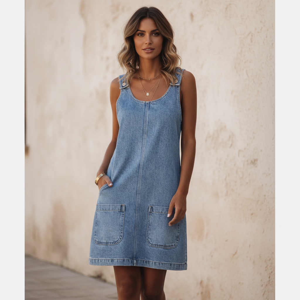 Marisa | Vestido midi italiano - Vista frontal