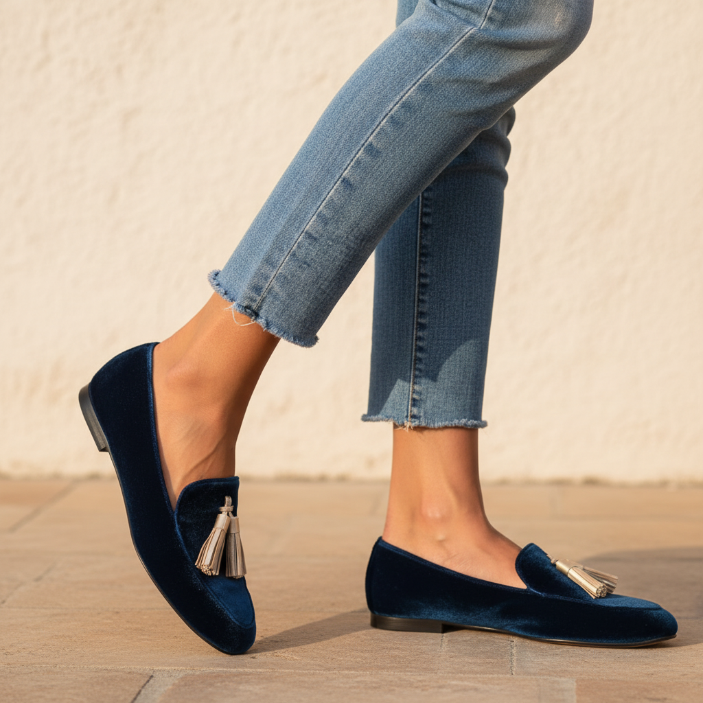 Paulina | Mocasines italianos - Vista lateral