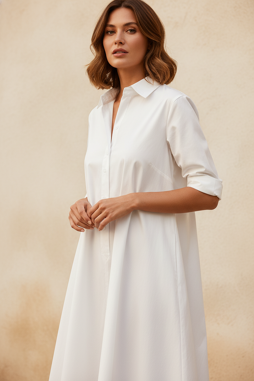 Pisa | Vestido midi italiano - Detalle