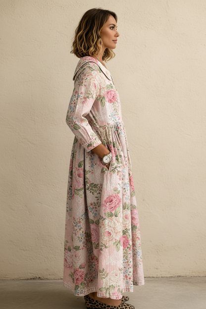 Susanna | Vestido midi italiano - Vista lateral