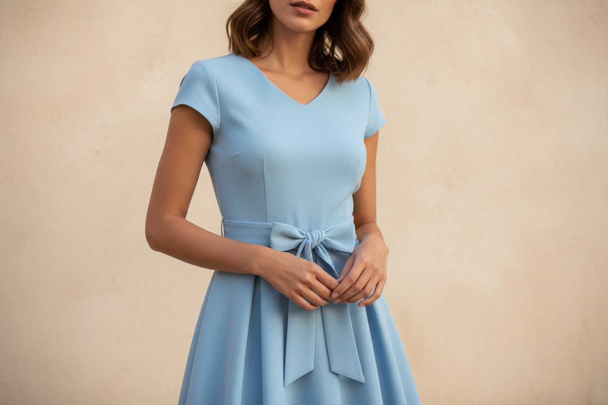Vestido Azzurro - Detalle