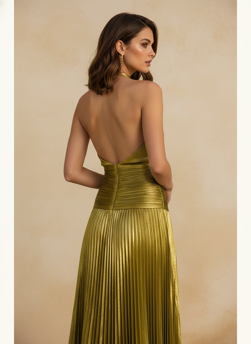 Vestido Delfina - Vista de espalda