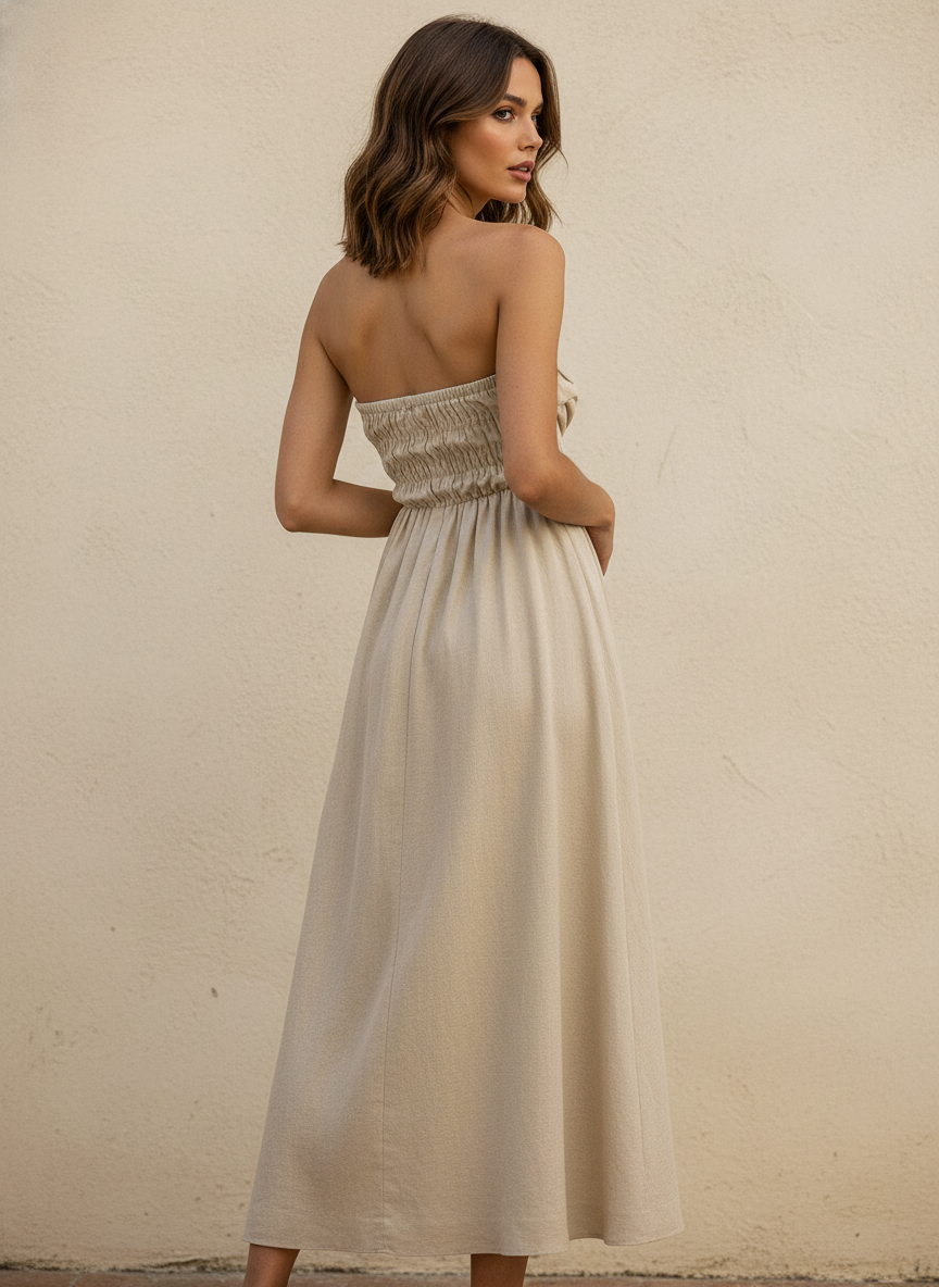 Vestido DistriCenter - Vista de espalda