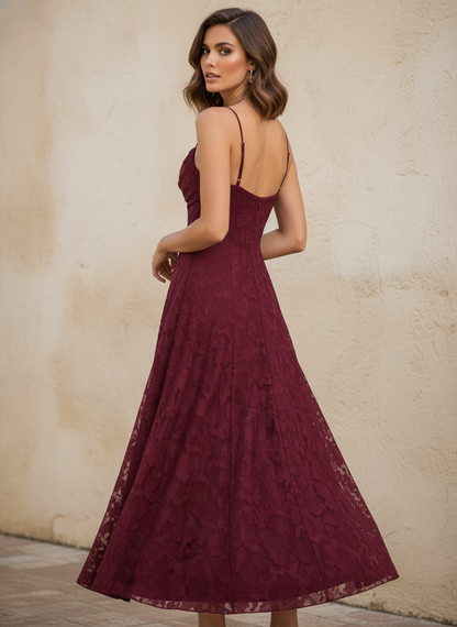 Vestido Elegamma - Vista de espalda