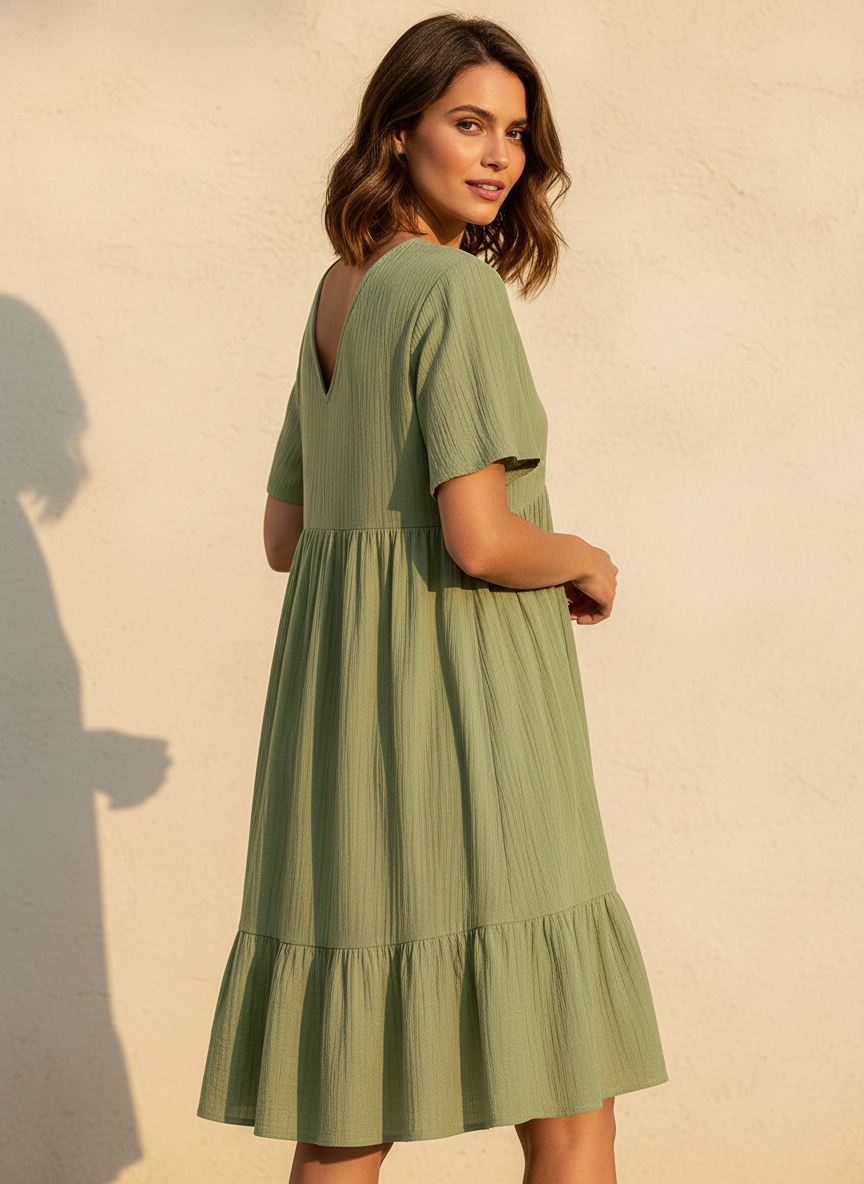 Vestido Jimena - Vista de espalda