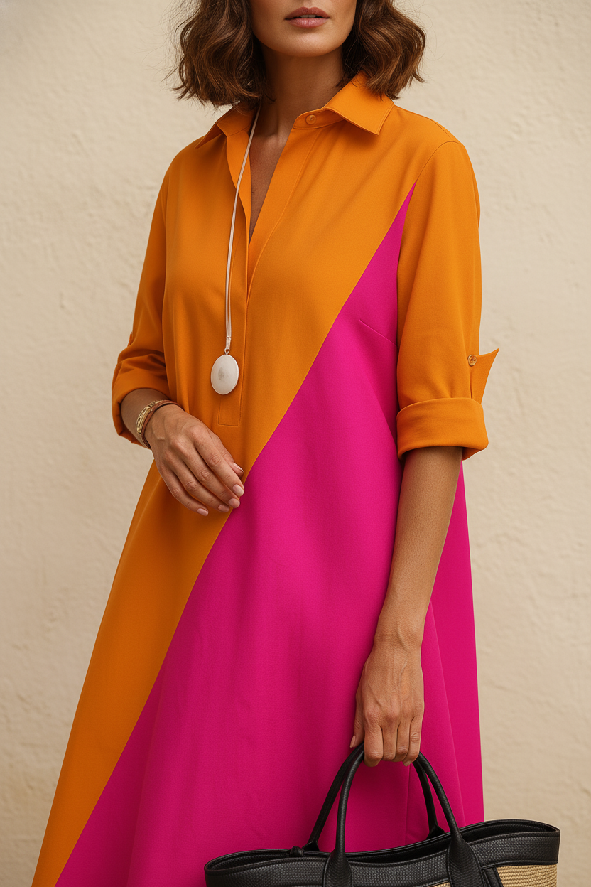 Vita | Vestido midi italiano - Detalle