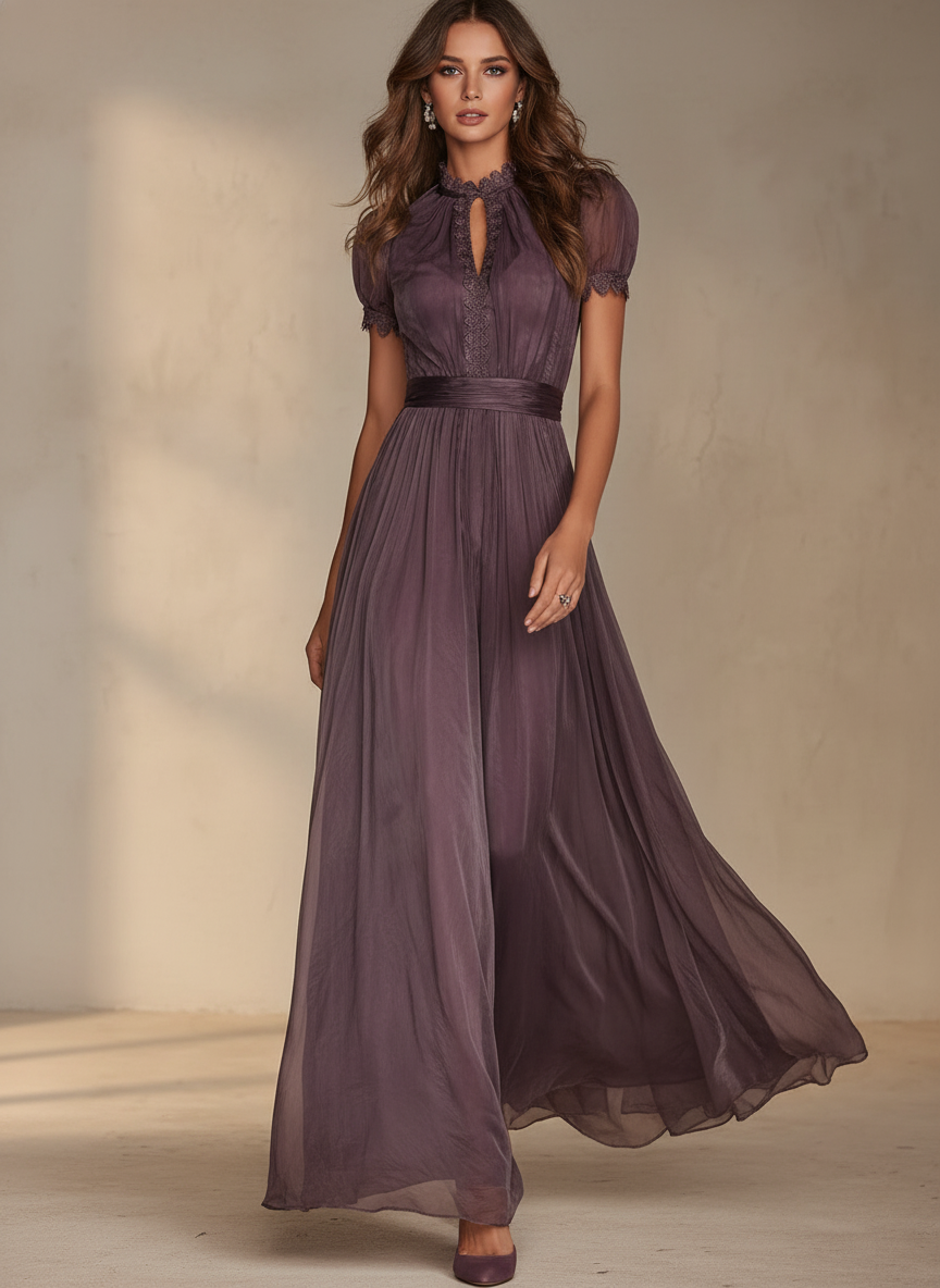 Vivian Vestido largo italiano - Vista frontal